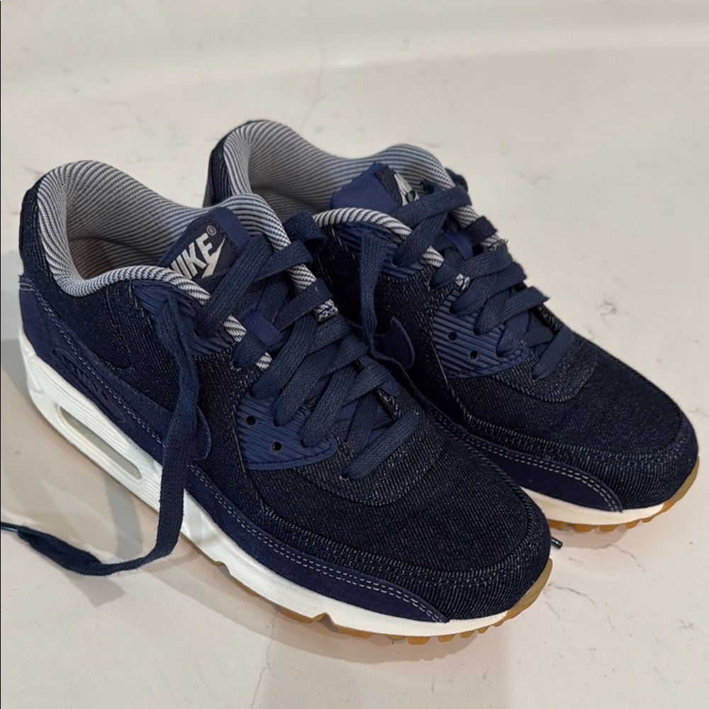 Nike Denim Blue Sneakers Air Max Design